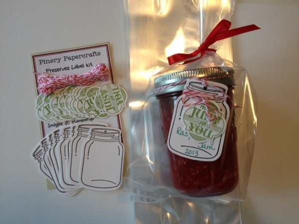 Preserves Tag Kit with Clear Bags